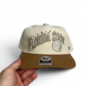Vintage Style Florida State University seminoles FSU Forth Seven cord SnapBack
